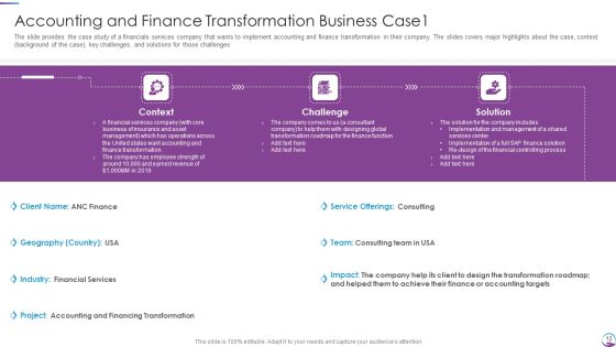 Executing Finance Transformation Plan To Restructure Accounting Processes Ppt PowerPoint Presentation Complete With Slides Slide12