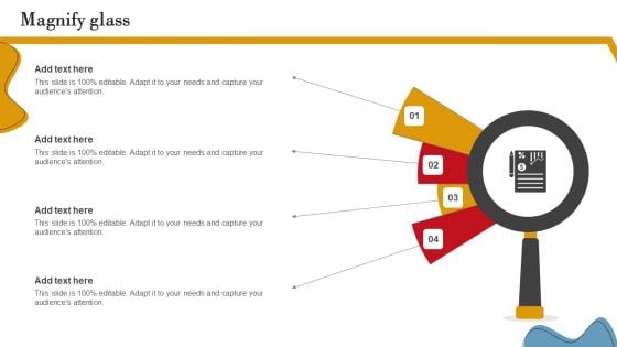 Executing Internal And External Assessment To Develop Business Plan Magnify Glass Information PDF