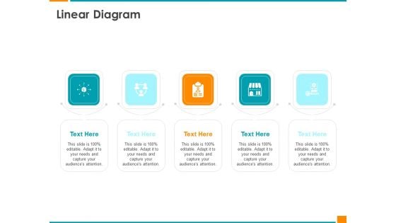 Executing Organization Commodity Strategy Linear Diagram Brochure PDF