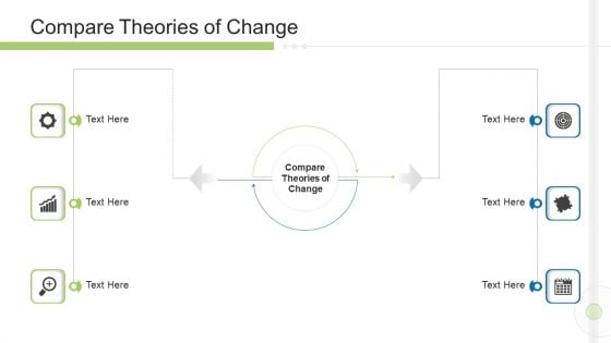 Execution Management In Business Compare Theories Of Change Demonstration PDF
