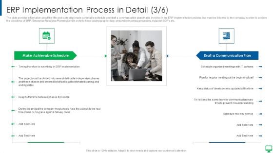 Execution Of ERP System To Enhance Business Effectiveness ERP Implementation Process In Detail Sample PDF