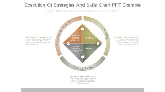 Execution Of Strategies And Skills Chart Ppt Example