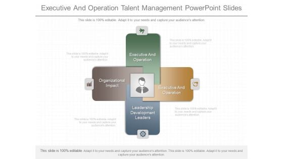 Executive And Operation Talent Management Powerpoint Slides