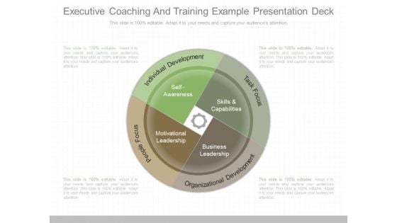 Executive Coaching And Training Example Presentation Deck