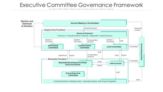 Executive Committee Governance Framework Ppt Infographics Sample PDF