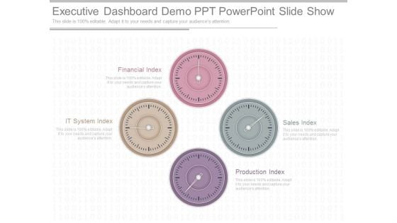 Executive Dashboard Demo Ppt Powerpoint Slide Show