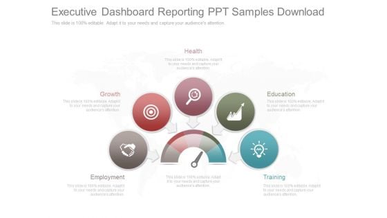 Executive Dashboard Reporting Ppt Samples Download