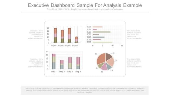 Executive Dashboard Sample For Analysis Example