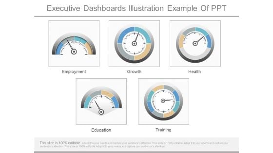 Executive Dashboards Illustration Example Of Ppt