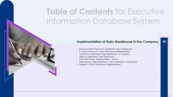 Executive Information Database System Ppt PowerPoint Presentation Complete Deck With Slides