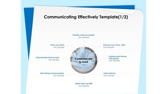 Executive Leadership Programs Communicating Effectively Template Team Ppt Layouts Slide PDF