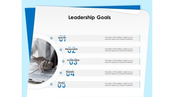 Executive Leadership Programs Leadership Goals Ppt Portfolio Outline PDF