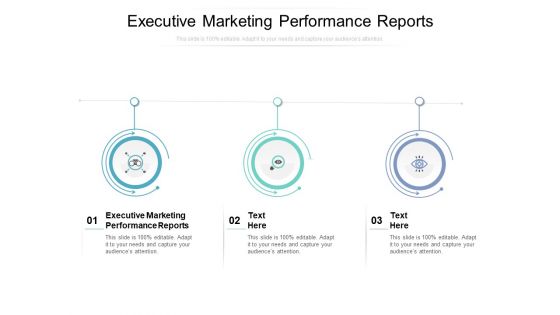 Executive Marketing Performance Reports Ppt PowerPoint Presentation Inspiration Slide Download Cpb