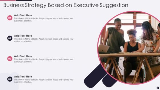 Executive Suggestion Ppt PowerPoint Presentation Complete Deck With Slides