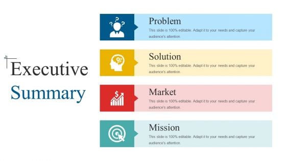 Executive Summary Ppt PowerPoint Presentation Model Examples