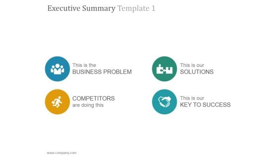 Executive Summary Template 1 Ppt PowerPoint Presentation Samples