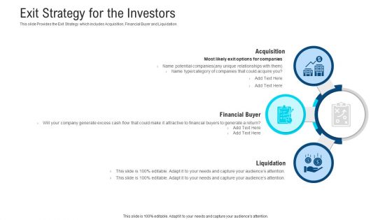 Exit Strategy For The Investors Ppt Infographics Good PDF Exit Strategy For The Investors Ppt Infographics Good PDF