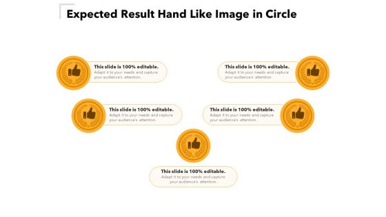 Expected Result Hand Like Image In Circle Ppt PowerPoint Presentation Gallery Ideas PDF