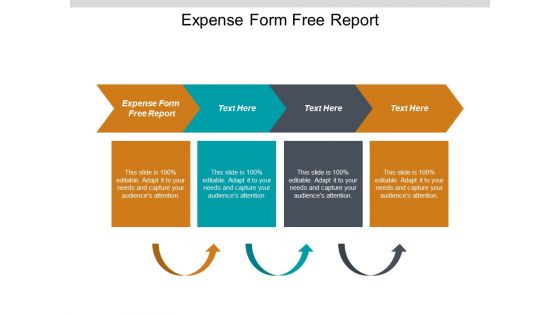 Expense Form Free Report Ppt PowerPoint Presentation Professional Graphic Images Cpb