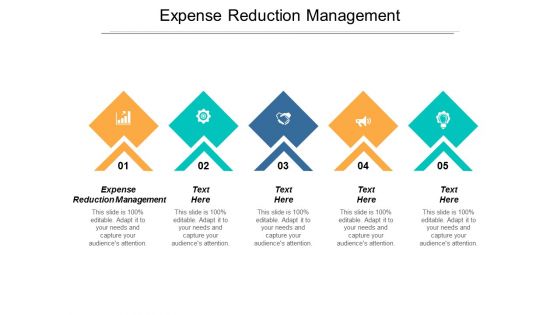 Expense Reduction Management Ppt PowerPoint Presentation Model Background Images Cpb