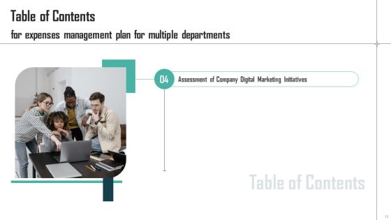 Expenses Management Plan For Multiple Departments Ppt PowerPoint Presentation Complete Deck With Slides Slide13
