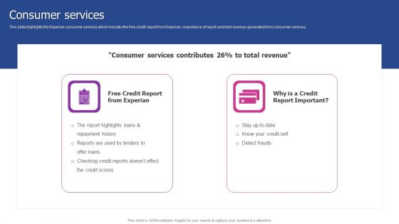Experian Company Outline Consumer Services Introduction PDF