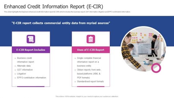 Experian Company Outline Enhanced Credit Information Report E CIR Microsoft PDF