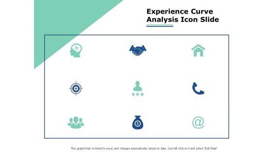 Experience Curve Analysis Icon Slide Ppt PowerPoint Presentation Model