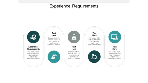 Experience Requirements Ppt Powerpoint Presentation Infographics Clipart Cpb Experience Requirements Ppt Powerpoint Presentation Infographics Clipart Cpb