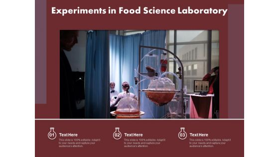 Experiments In Food Science Laboratory Ppt PowerPoint Presentation File Portfolio PDF