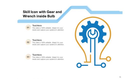 Expertise Symbol Employee Bulb Icon Measurement Ppt PowerPoint Presentation Complete Deck