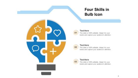 Expertise Symbol Employee Bulb Icon Measurement Ppt PowerPoint Presentation Complete Deck