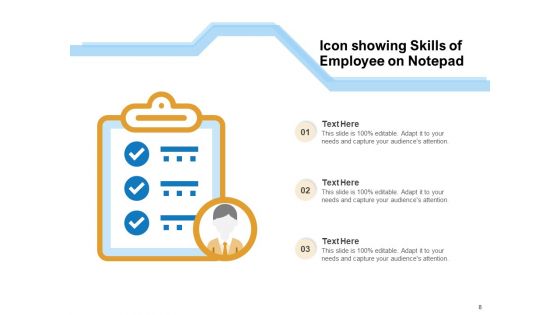 Expertise Symbol Employee Bulb Icon Measurement Ppt PowerPoint Presentation Complete Deck