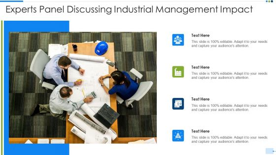 Experts Panel Discussing Industrial Management Impact Themes PDF