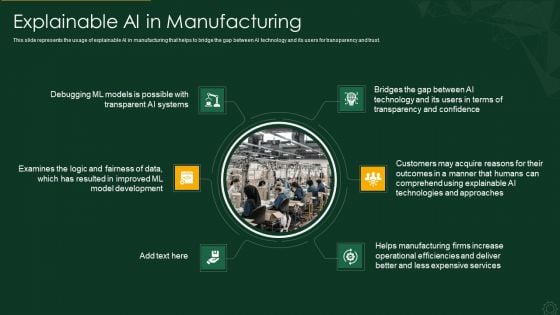 Explainable AI In Manufacturing Explainable AI XAI Frameworks IT Topics PDF