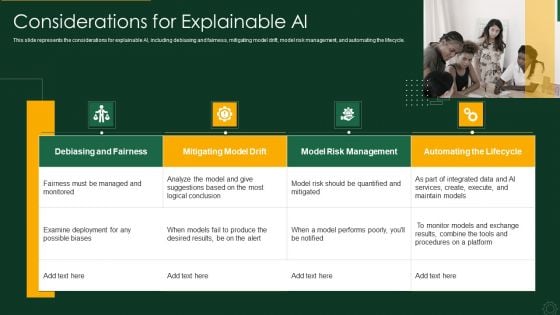 Explainable AI XAI Frameworks IT Considerations For Explainable AI Sample PDF