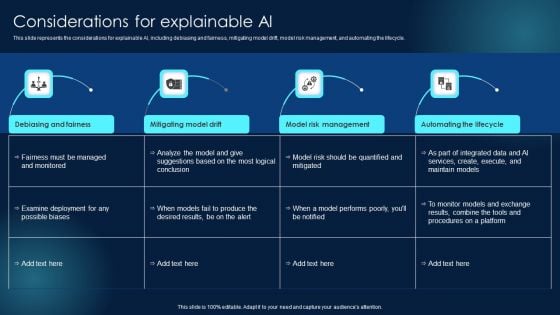 Explainable Machine Learning Explainable ML Considerations For Explainable AI Download PDF