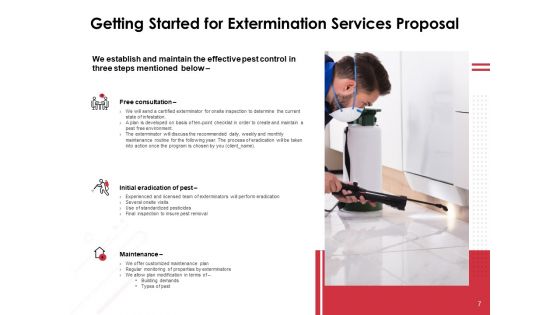 Extermination Services Proposal Ppt PowerPoint Presentation Complete Deck With Slides