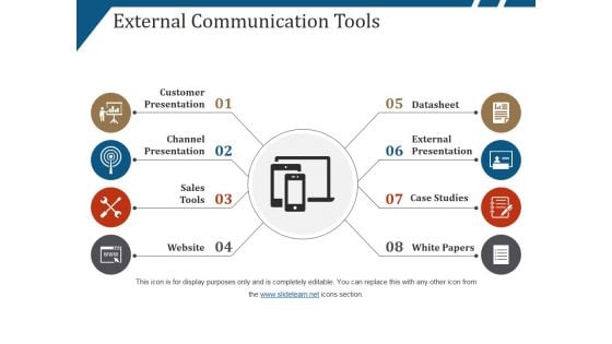 External Communication Tools Ppt PowerPoint Presentation Gallery Graphics