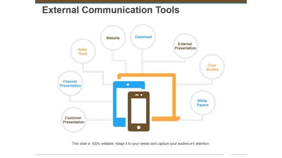 External Communication Tools Ppt Powerpoint Presentation Gallery Influencers