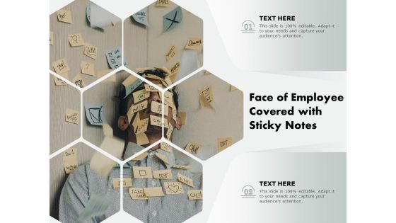 Face Of Employee Covered With Sticky Notes Ppt PowerPoint Presentation Professional Outline PDF