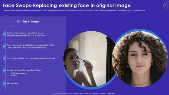 Face Swaps-Replacing Existing Face In Original Image Slides PDF Face Swaps-Replacing Existing Face In Original Image Slides PDF