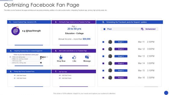 Facebook Marketing Strategies For Small Enterprise Optimizing Facebook Fan Page Guidelines PDF