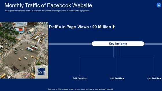 Facebook Original Capital Funding Monthly Traffic Of Facebook Website Professional PDF