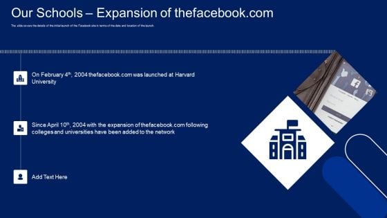 Facebook Original Elevator Funding Pitch Deck Our Schools Expansion Of Thefacebook Com Template PDF