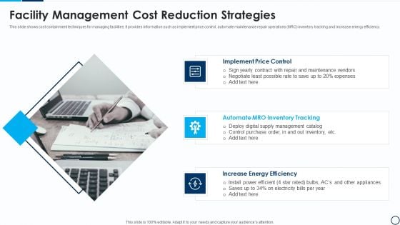 Facility Management Cost Reduction Strategies Background PDF