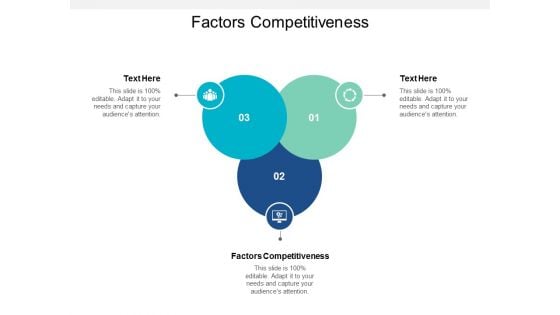 Factors Competitiveness Ppt Powerpoint Presentation File Slide Cpb