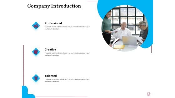 Factors Feasible Competitive Advancement Company Introduction Ppt Slides Graphic Images PDF