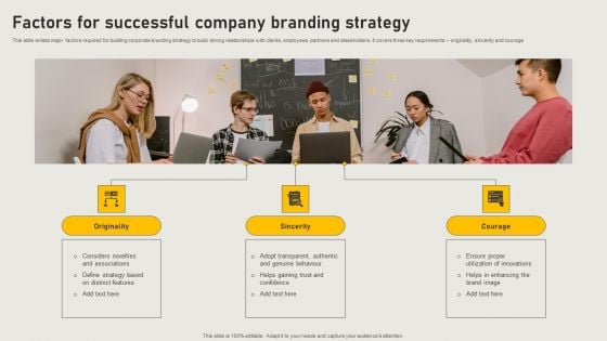 Factors For Successful Company Branding Strategy Download PDF