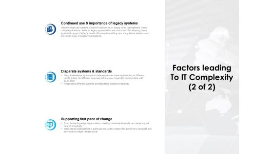 Factors Leading To IT Complexity System Ppt PowerPoint Presentation Pictures Vector Factors Leading To IT Complexity System Ppt PowerPoint Presentation Pictures Vector